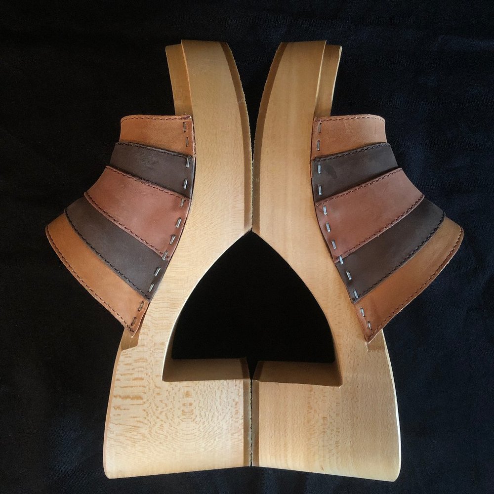NWOB Swedish Hasbeens Anki Sandal Sz 39 - Picture 8 of 13